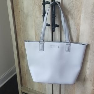 Vera Bradley Handbag Purse Tote Gray Blue Lavender Large and Roomy